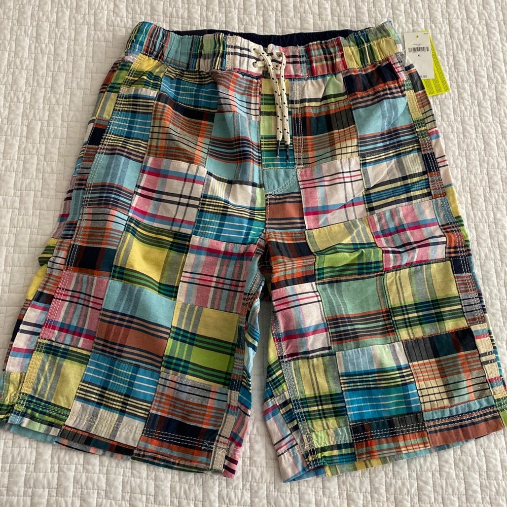 Gap Boys Plaid bathing suit